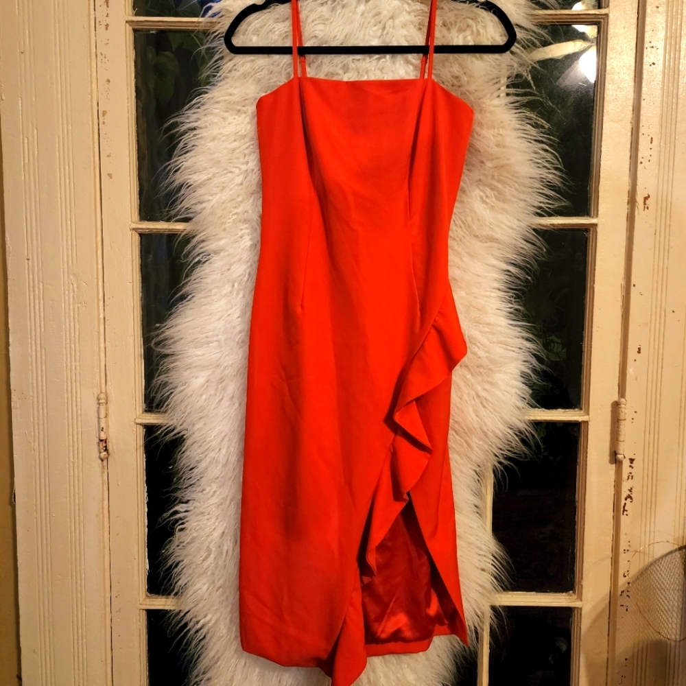 Bardot Ruffle Dress